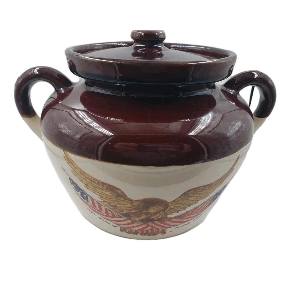Crock with Lid, National Gallery Of Art, Washington, D.C. Carved Wooden Eagle